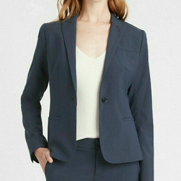 Banana Republic Blue Women's Classic Fit Suit